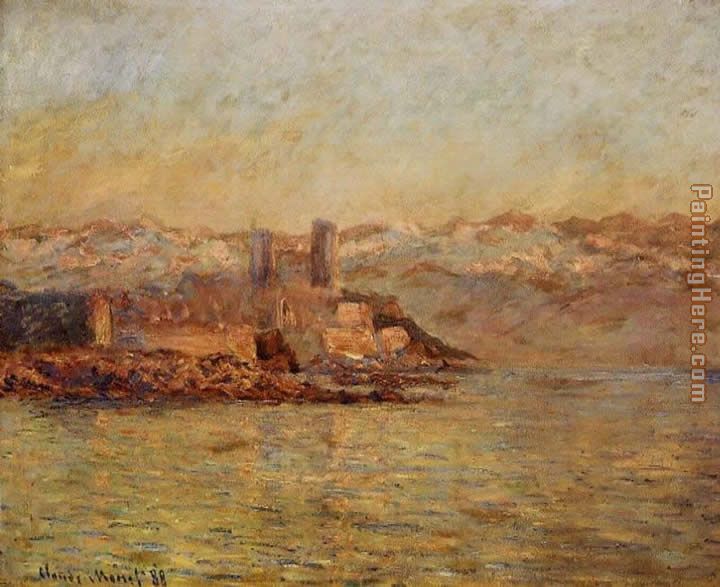 Antibes and the Maritime Alps painting - Claude Monet Antibes and the Maritime Alps art painting